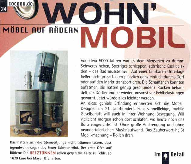 Mayerofen | cocoon.de (01/2002) Mayerofen | cocoon.de (01/2002)