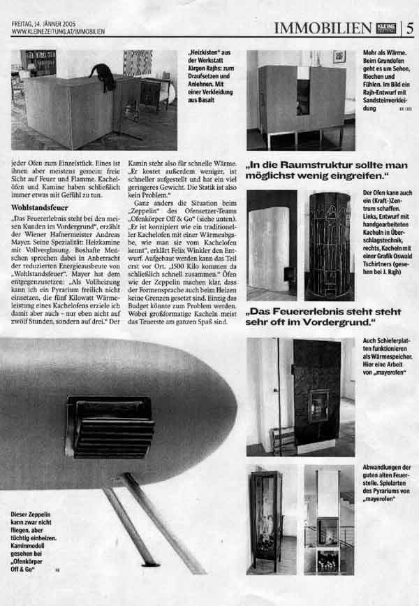 Mayerofen | Kleine Zeitung (01/2005) Mayerofen | Kleine Zeitung (01/2005)