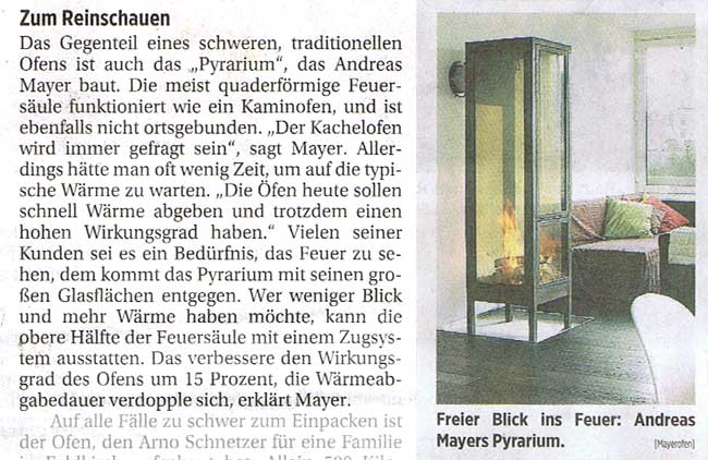 Mayerofen | DiePresse/Wohnen (11/2009) Mayerofen | DiePresse/Wohnen (11/2009)