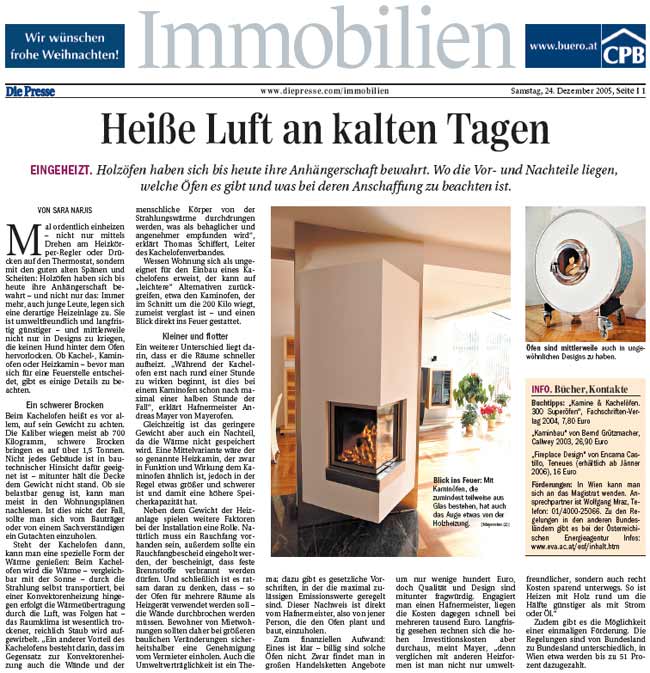 Mayerofen | Die Presse/Immobilien (12/2005) Mayerofen | Die Presse/Immobilien (12/2005)